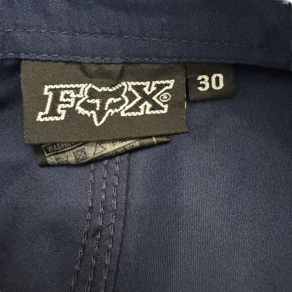 Fox Racing Mens Size 30 Swim Board Shorts Cargo Blue Black Colorblock - Picture 12 of 13